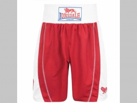 Lonsdale široké zápasové boxerské trenýrky - kraťasy materiál 100%polyester, farba: červená - posledné kusy!!!